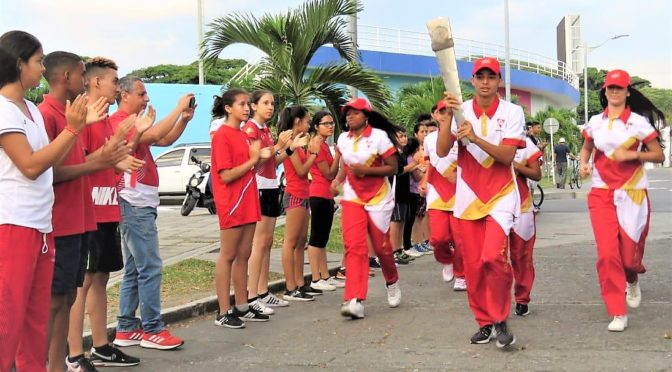 PALMIRA, SUB SEDE DE JUEGOS DEPARTAMENTALES RECIBIÓ EL FUEGO DEPORTIVO QUE MARCA EL INICIO DE LAS JUSTAS