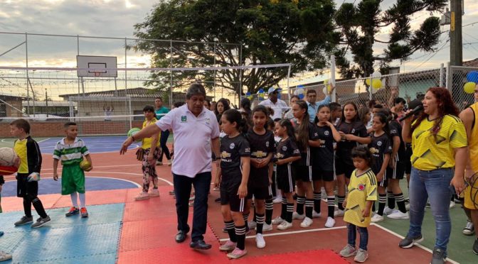 Alcaldía de Palmira entrega escenarios deportivos completamente dotado